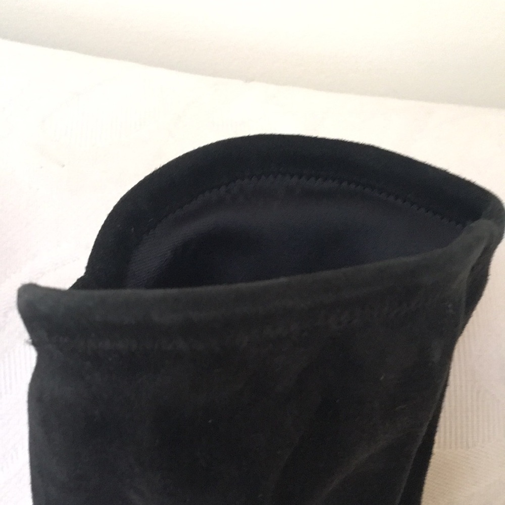 Sergio Rossi Black Suede High Boots Size 6 - Picture 2 of 8